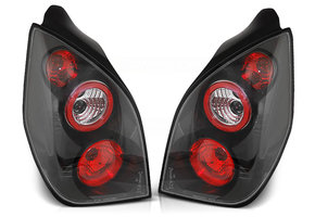 Achterlichten geschikt voor Citroën C2 11 03-10 zwart