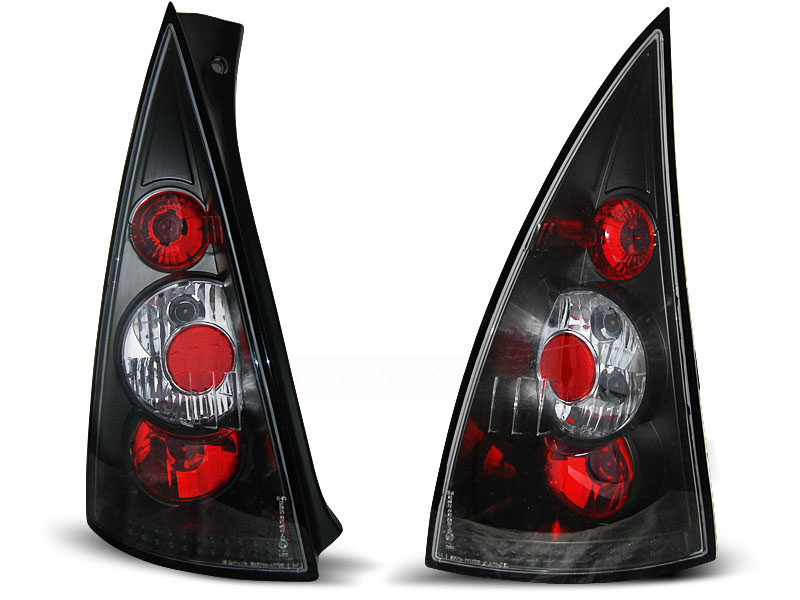 Achterlichten geschikt voor Citroën C3 03 02-08 05 zwart