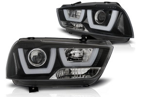 Koplampen met parkeerlicht geschikt voor Dodge Charger LX II 11-15 zwart