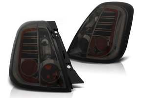 Achterlichten geschikt voor Fiat 500 07- smoke LED