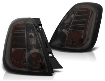 Achterlichten geschikt voor Fiat 500 07- smoke LED
