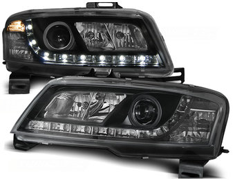Koplampen met parkeerlicht geschikt voor Fiat Stilo 3D 10 01-08 zwart
