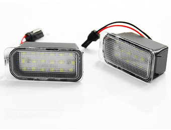 Kentekenverlichting LED geschikt voor Ford Fiesta Focus Mondeo C-MAX S-MAX Galaxy LED