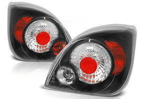 Achterlichten geschikt voor Ford Fiesta MK4/5 10 95-04 02 zwart
