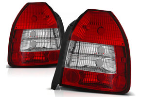 Achterlichten geschikt voor Honda Civic 09 95-02 01 3D rood helder