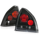 Achterlichten geschikt voor Honda Prelude 02 92-01 97 zwart