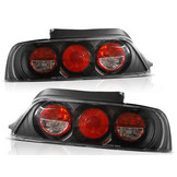 Achterlichten geschikt voor Honda Prelude 02 97-01 zwart