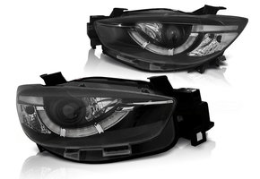 Koplampen xenon geschikt voor Mazda CX5 11-15 zwart DRL