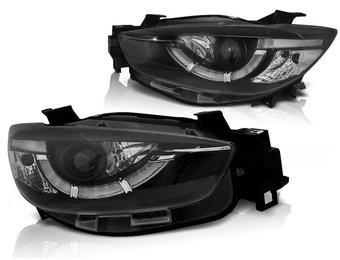 Koplampen dagrijlicht geschikt voor Mazda CX5 11-15 zwart true DRL