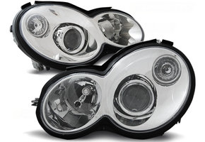 Koplampen geschikt voor Mercedes CL203 C-Klasse 00-04 chroom