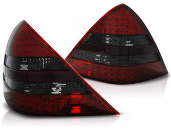 Achterlichten geschikt voor Mercedes R170 SLK 04 96-04 rood smoke LED