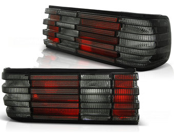 Achterlichten geschikt voor Mercedes S-Klasse W126 82-93 rood smoke