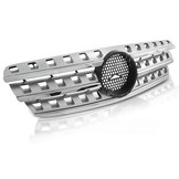Grill geschikt voor Mercedes W163 98-05 W164 AMG look chroom-silver