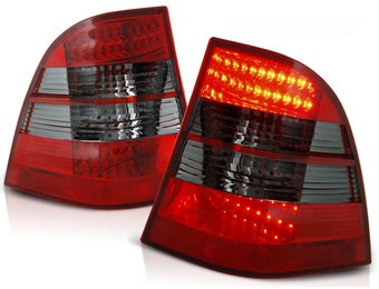 Achterlichten geschikt voor Mercedes W163 ML M-Klasse 03 98-05 rood smoke LED