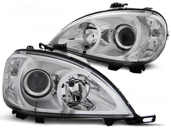 Koplampen geschikt voor Mercedes W163 ML M-Klasse 03 98-08 01 chroom