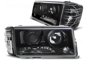 Koplampen geschikt voor Mercedes W201/190 12 82-05 93 zwart