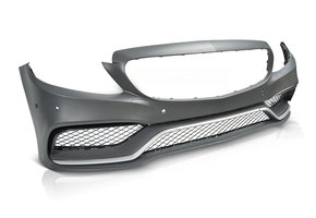 Tuning bumper geschikt voor Mercedes W205 14- C63 stijl PDC