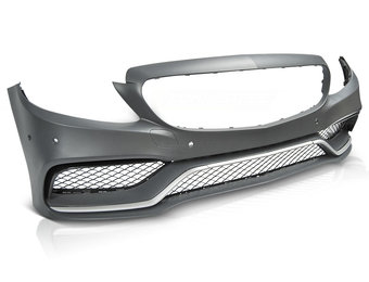 Tuning bumper geschikt voor Mercedes W205 14- C63 stijl PDC