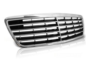 Grill geschikt voor Mercedes W210 E-Klasse 06 99-03 02 avantgarade