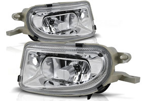 Mistlampen geschikt voor Mercedes W210/CLK/SLK chroom