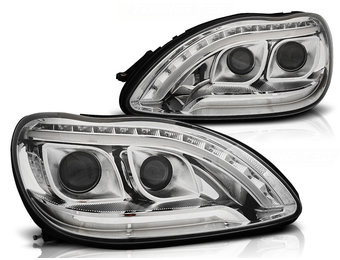 Koplampen met parkeerlicht geschikt voor Mercedes W220 S-Klasse 09 98-05 05 chroom