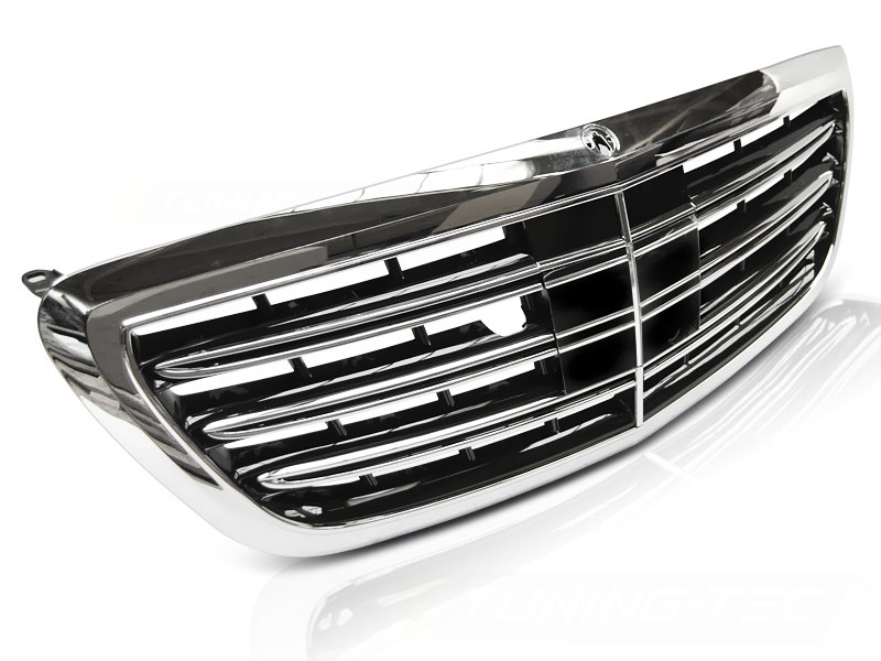Grill geschikt voor Mercedes W222 13-18 S65 stijl night view