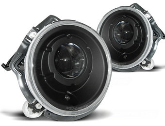 Koplampen geschikt voor Mercedes W461 W463 G-Klasse 92-06 zwart