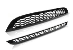Grill geschikt voor MINI Cooper 01-06 R50/R53 S Type glanzend zwart