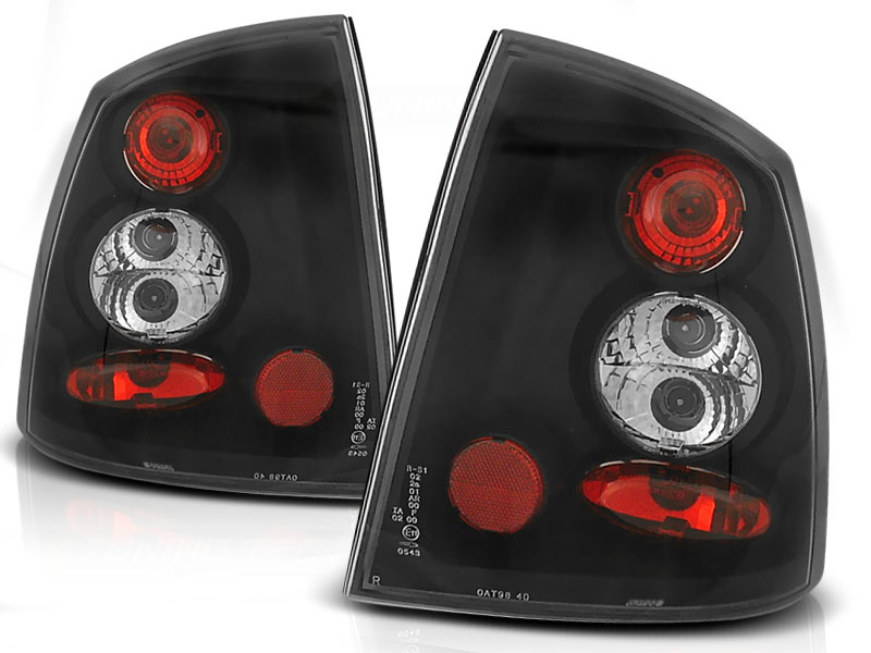 Achterlichten geschikt voor Opel Astra G 09 97-02 04 2D/4D zwart