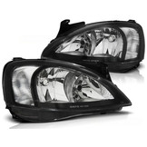 Koplampen geschikt voor Opel Corsa C 11 00-09 06 zwart