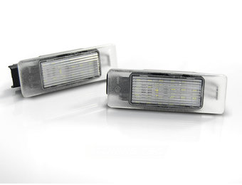 Kentekenverlichting LED geschikt voor Peugeot 106 307 308 406 407 Citroën C3 C4 C5 LED