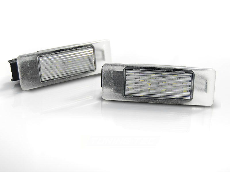 Kentekenverlichting LED geschikt voor Peugeot 106 307 308 406 407 Citroën C3 C4 C5 LED