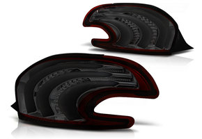 Achterlichten geschikt voor Peugeot 208 4 12-06 15 rood smoke LED strip
