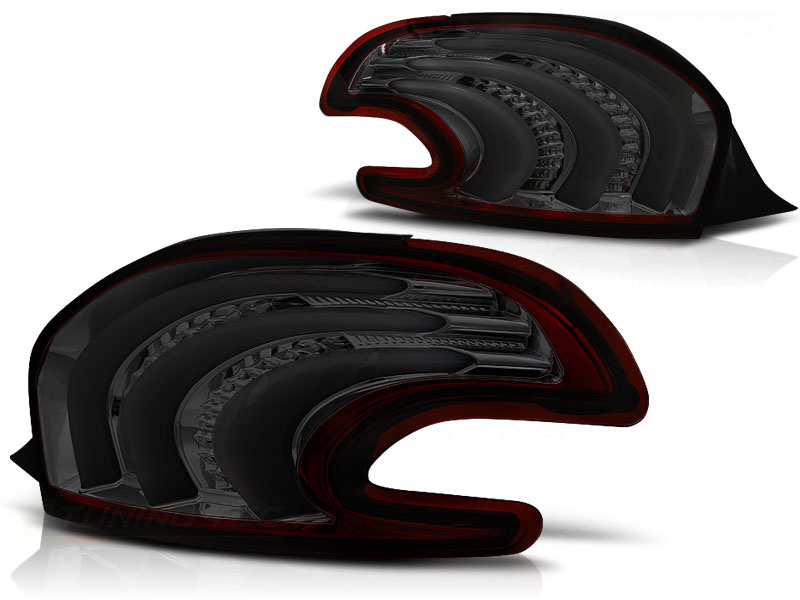 Achterlichten geschikt voor Peugeot 208 4 12-06 15 rood smoke LED strip