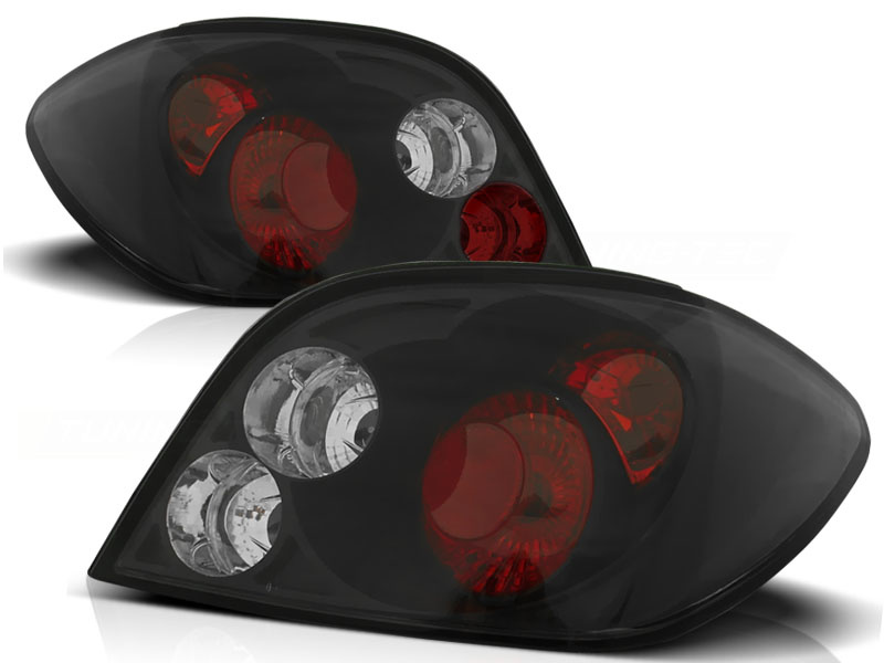 Achterlichten geschikt voor Peugeot 307 04 01-07 zwart