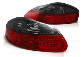 Achterlichten geschikt voor Porsche Boxster 96-04 rood smoke LED