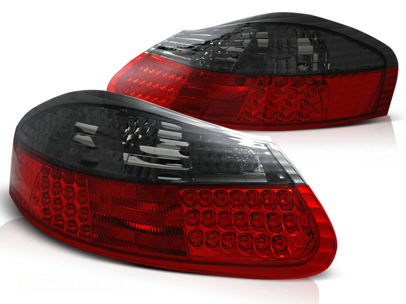 Achterlichten geschikt voor Porsche Boxster 96-04 rood smoke LED