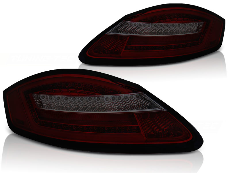 Achterlichten geschikt voor Porsche Boxster 987/Cayman 05-08 rood smoke seq LED