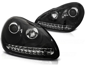 Koplampen Xenon geschikt voor Porsche Cayenne 02-06 zwart HID