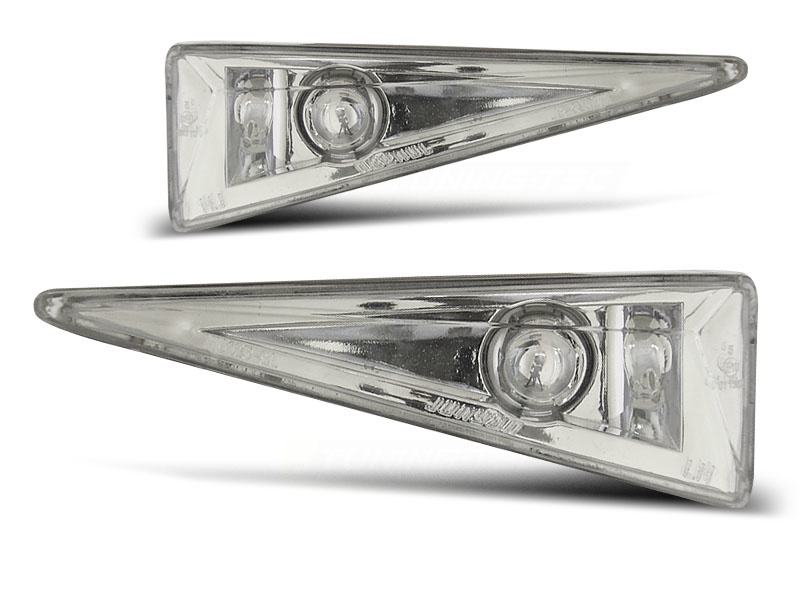 Zijkant knipperlichten geschikt voor Renault Megane 11 02-12 05 chroom