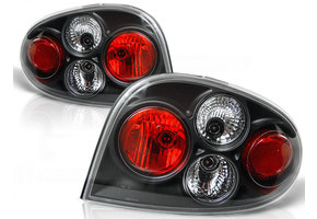 Achterlichten geschikt voor Renault Megane 96-10 02 coupe zwart