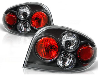 Achterlichten geschikt voor Renault Megane 96-10 02 coupe zwart