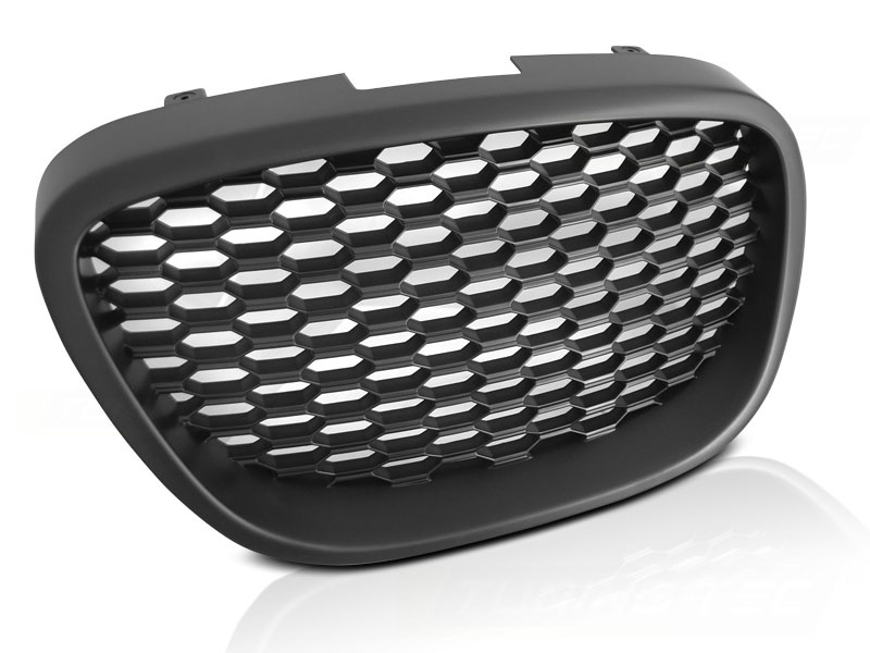 Grill geschikt voor Seat Leon/Altea/Toledo 05-09 honingraat zwart mat