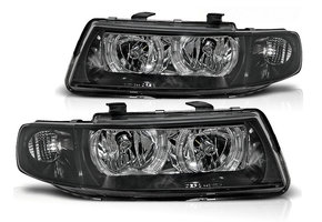 Koplampen geschikt voor Seat Leon/Toledo 04 99-08 04 Angel Eyes zwart