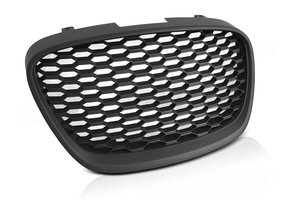 Grill geschikt voor Seat Leon 09-13 honingraat zwart mat