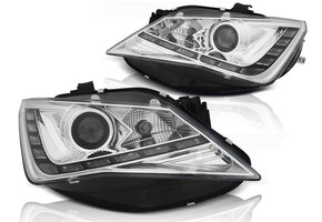 Koplampen dagrijlicht geschikt voor Seat Ibiza 6J 12-15 Tru DRL chroom