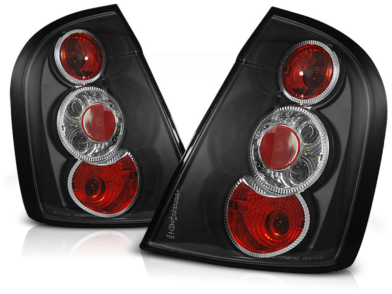 Achterlichten geschikt voor Skoda Fabia I 12 99-06 04 zwart