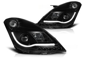 Koplampen met parkeerlicht geschikt voor Suzuki Swift V 10-10 13 zwart