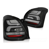 Achterlichten geschikt voor Suzuki Swift VI 17- zwart LED seq