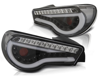 Achterlichten geschikt voor Toyota GT86 12-16 LED strip zwart seq